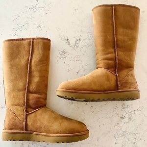 New UGG Classic Tall II Boots Chestnut Sz 11